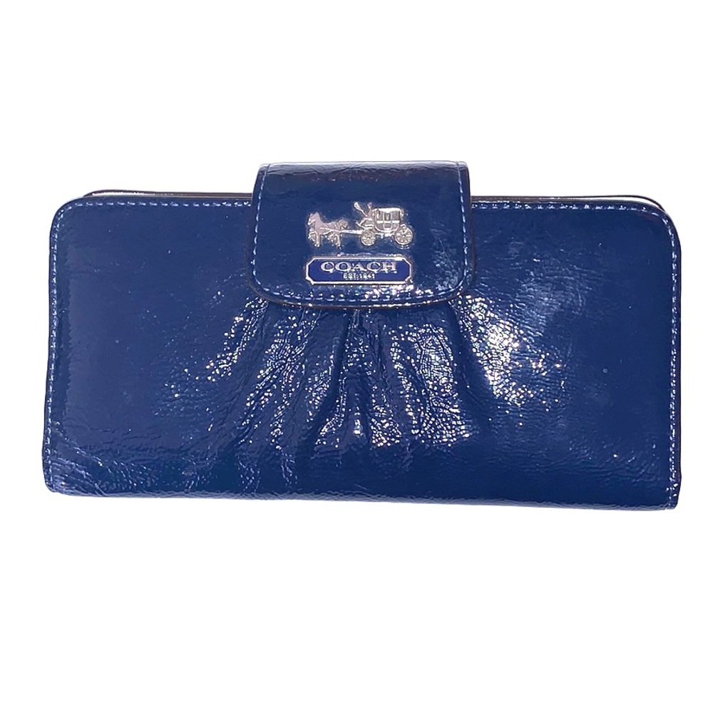 EUC Coach Patent Leather Wallet